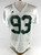NCAA Football #93 Game Used White Practice Jersey XL 643