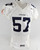 2002-03 Virginia Cavaliers #57 Game Used White Jersey Football NP Rem L 693