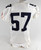 2002-03 Virginia Cavaliers #57 Game Used White Jersey Football NP Rem L 693