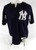 2018 New York Yankees Aaron Boone #17 Game Issued P Used Navy Pullover Jersey 3