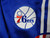 2010-11 Philadelphia 76ers  #1 Game Issued Blue Warm Up Pants XL+2 527