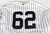2018 New York Yankees Marcus Thames #62 Game Used White Jersey Post Season P 7
