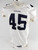 2002-03 Virginia Cavaliers #45 Game Used White Jersey Football NP Rem L 695