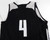 Orlando Magic #4 Game Used Black Practice Jersey XL 693