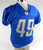 2018 Detroit Lions Justin Stockton #49 Game Issued Blue Practice Jersey 44 211