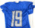 2022 Detroit Lions Trinity Benson #19 Game Issued Blue Practice Jersey 44 265