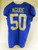 2023 Detroit Lions Mitchell Agude #50 Game Issued Blue Jersey Throwback 42 934