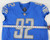 2020 Detroit Lions Chris Smith #92 Game Issued Blue Jersey 46+6 925