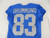 2023 Detroit Lions Dylan Drummond #83 Game Issued Blue Jersey Throwback 38+4 926