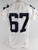 2003 Virginia Cavaliers #67 Game Used White Jersey Football NP Rem XL 672
