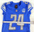 2023 Detroit Lions Colby Richardson #24 Game Issued Blue Jersey 90th Patch 40 9