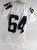 2002-03 Virginia Cavaliers #64 Game Used White Jersey Football NP Rem XL 675