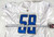 2022 Detroit Lions #58 Game Issued Pos Used White Practice Jersey 52 354