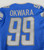 2018 Detroit Lions Julian Okwara #99 Game Issued Blue Jersey 40+6 950