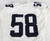 2005 Virginia Cavaliers #58 Game Used White Jersey Football NP Rem L 679