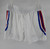 2022-23 Kansas Jayhawks Game Issued White Shorts Basketball LN2 598
