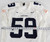 2002 Virginia Cavaliers #59 Game Used White Jersey Football NP Rem L 681