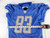 2021 Detroit Lions Jesse James #83 Game Used Blue Practice Jersey  236