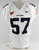 2004 Virginia Cavaliers #57 Game Used White Jersey Football NP Rem L 685