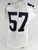 2003 Virginia Cavaliers #57 Game Used White Jersey Football NP Rem L 684