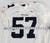 2003 Virginia Cavaliers #57 Game Used White Jersey Football NP Rem L 684