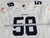 2002-03 Virginia Cavaliers #58 Game Used White Jersey Football NP Rem XL 686