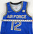 2023-24 Air Force Falcons #12 Game Issued Pos Used Blue Jersey Basketball S 035