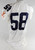 2003 Virginia Cavaliers #58 Game Used White Jersey Football NP Rem XL 687