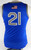 2023-24 Air Force Falcons #21 Game Issued Pos Used Blue Jersey Basketball L 036