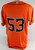 2013-17 Houston Astros #53 Game Used Orange Jersey Name Plate Removed 46 049