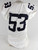 2005 Virginia Cavaliers #53 Game Used White Jersey Football NP Rem L 689