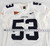 2005 Virginia Cavaliers #53 Game Used White Jersey Football NP Rem L 689