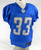 2015 Detroit Lions Alex Carter #33 Game Used Blue Practice Jersey 44 272