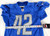 2022 Detroit Lions Justin Jackson #42 Game Issued Blue Practice Jersey 44 274