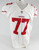 2014 San Francisco 49ers Mike Iupati #77 Game Issued White Jersey 48 087
