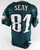1996 Philadelphia Eagles Mark Seay #81 Game Issued Green Jersey 44 130