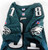 1996 Philadelphia Eagles Mark Seay #81 Game Issued Green Jersey 44 130