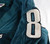 1996 Philadelphia Eagles Jimmie Johnson #88 Game Issued Green Jersey 46 133