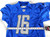 2019 Detroit Lions Jace Billingsley #16 Game Issued Blue Practice Jersey 46 219