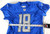 2021 Detroit Lions KhaDarel Hodge #18 Game Issued Blue Practice Jersey 44 268