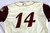 2024-25 Wisconsin Timber Rattlers #14 Game Used Cream Jersey Vintage Fauxback 1