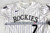 2025 Colorado Rockies Keston Hiura #7 Game Issued White Jersey 44 882