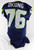 2014 Seattle Seahawks Russell Okung #76 Game Used Navy Jersey 46 844