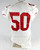 2015 San Francisco 49ers Nick Bellore #50 Game Issued White Jersey 44 284