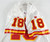 1994 Kansas City Chiefs #18 Game Issued White Jersey 75th Patch 42 126