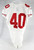 2015 San Francisco 49ers Jamie Childers #40 Game Issued White Jersey 42 340