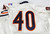 1969 Mens Chicago Bears Gale Sayers #40 White Jersey 50 Patch Mitchell Ness 60