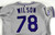 2025 Colorado Rockies Nic Wilson #78 Game Issued Pos Used Grey Jersey 46 880
