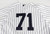 2017 New York Yankees Billy McKinney #71 Game Used White Jersey ST Opening 9