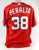 2023 Washington Nationals Wily Peralta #38 Game Issued Pos Used Red Jersey 50 0